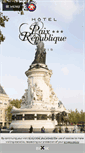 Mobile Screenshot of hotel-paix-republique.fr